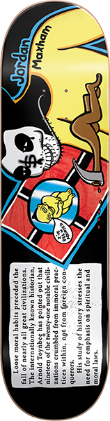 Blind Skateboard Deck Maxham Moral Law 8.5