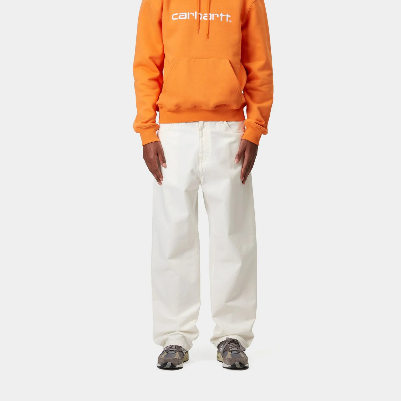Carhartt WIP Landon Pant Newcomb Drill Off White