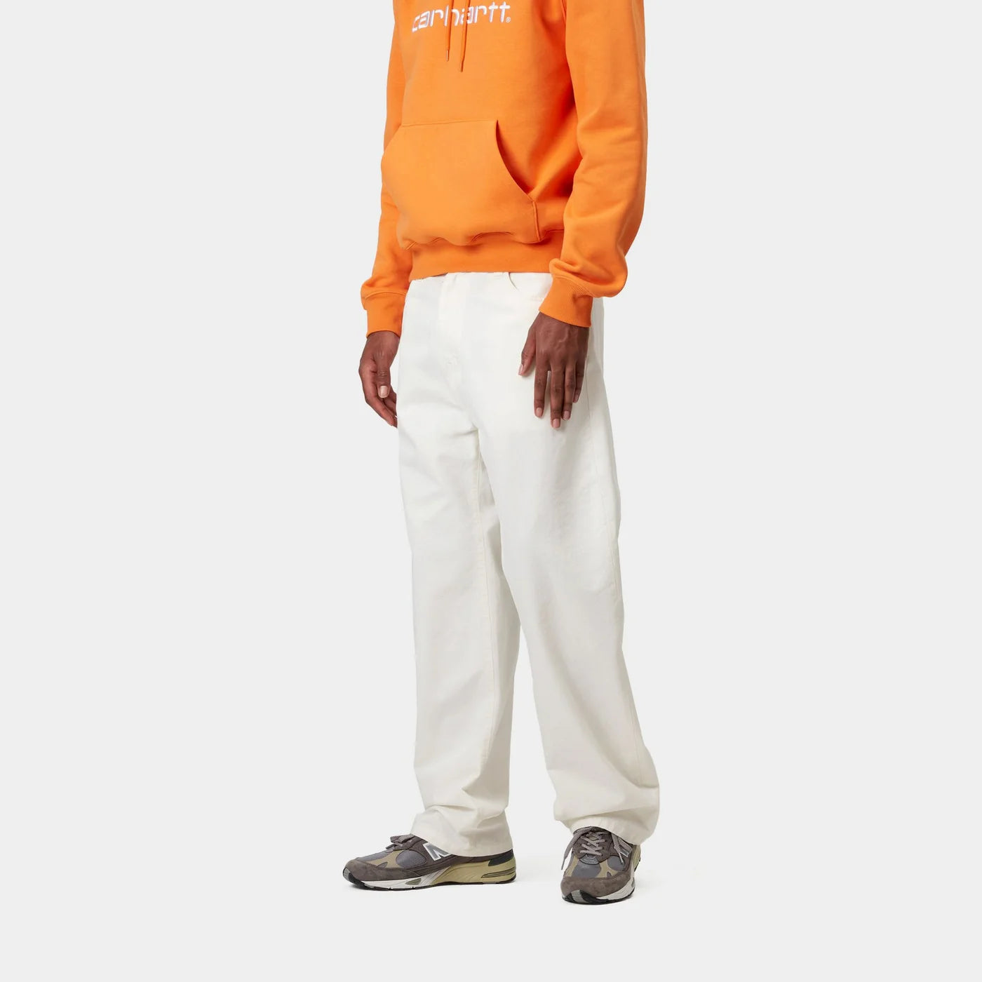 Carhartt WIP Landon Pant Newcomb Drill Off White