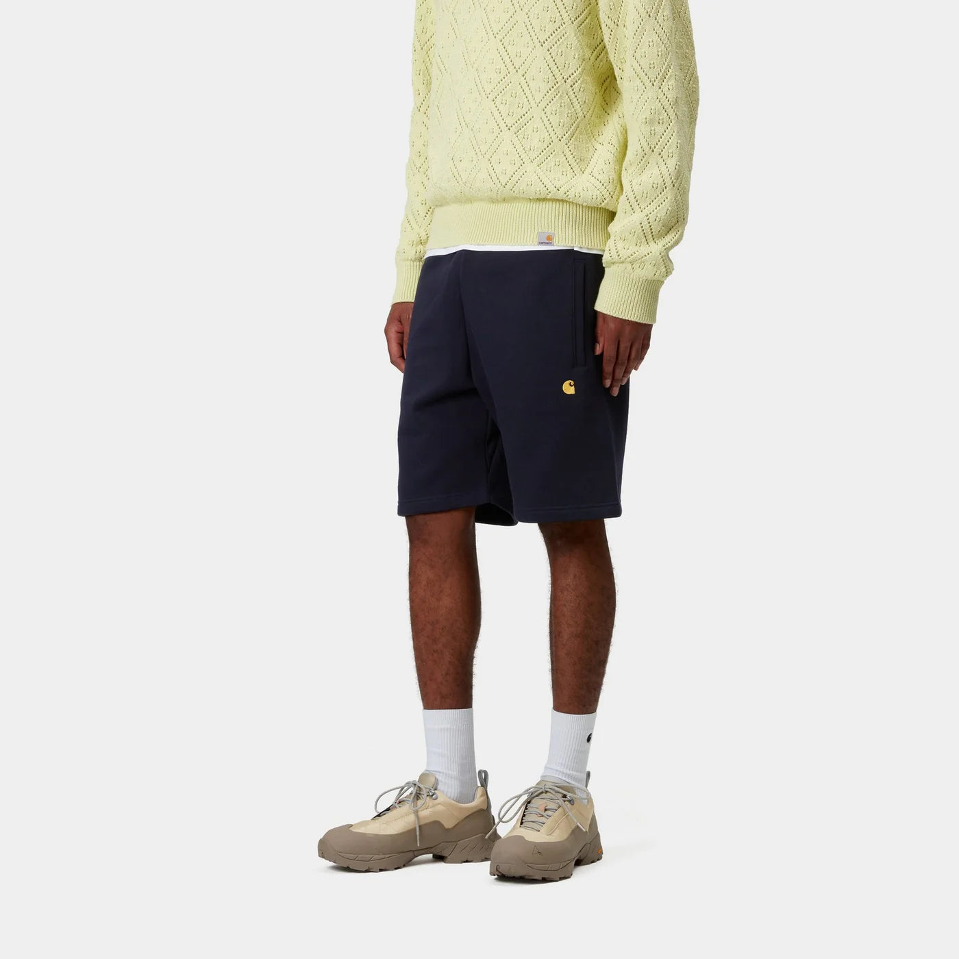 Carhartt WIP Chase Sweat Short Dark Navy