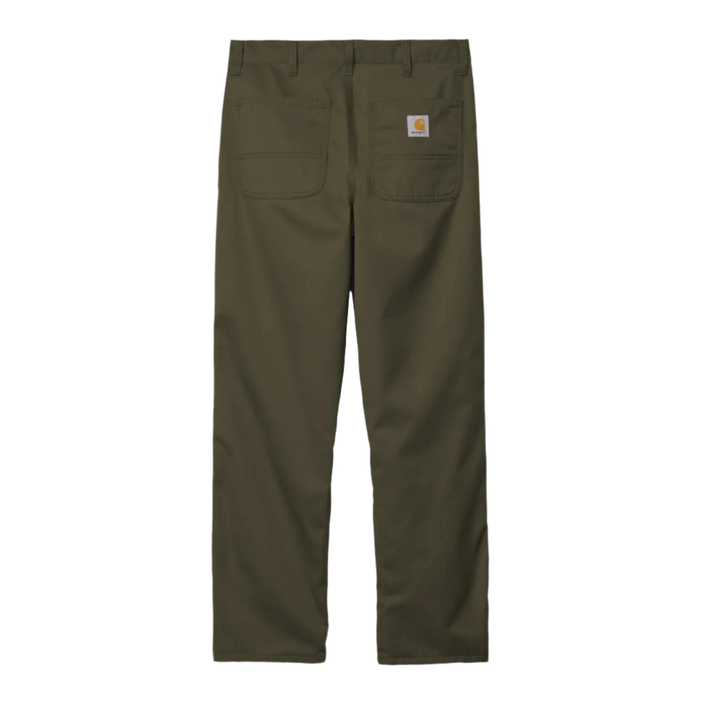 Green straight leg pants