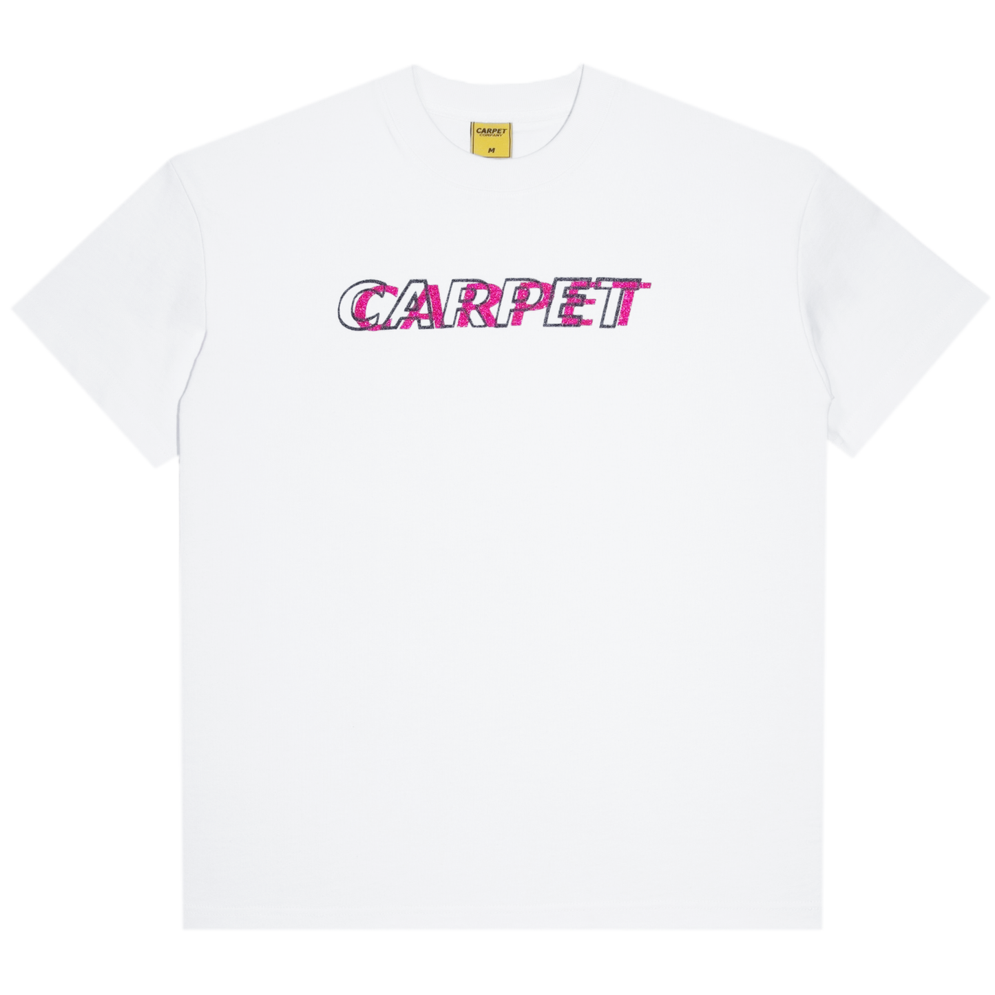 Camisa con estampado erróneo de Carpet Company en rosa metalizado