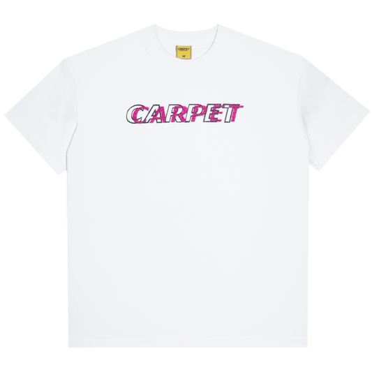 Camisa con estampado erróneo de Carpet Company en rosa metalizado