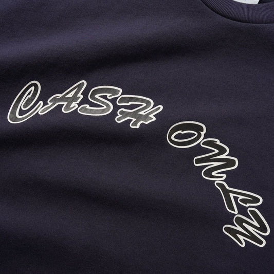 Camiseta con logo de Cash Only en color azul marino