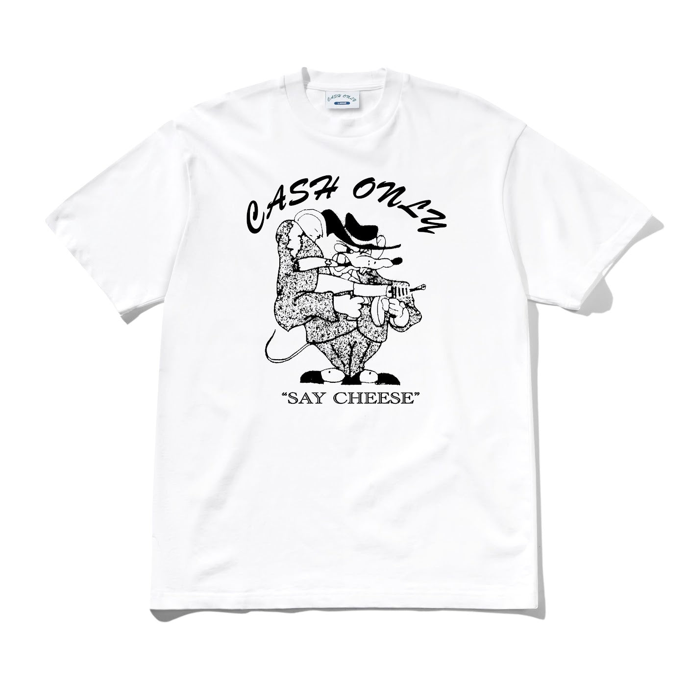 【CASH ONLY】 Logo Tee - White Cash Only Logo Tee White – Locality Store