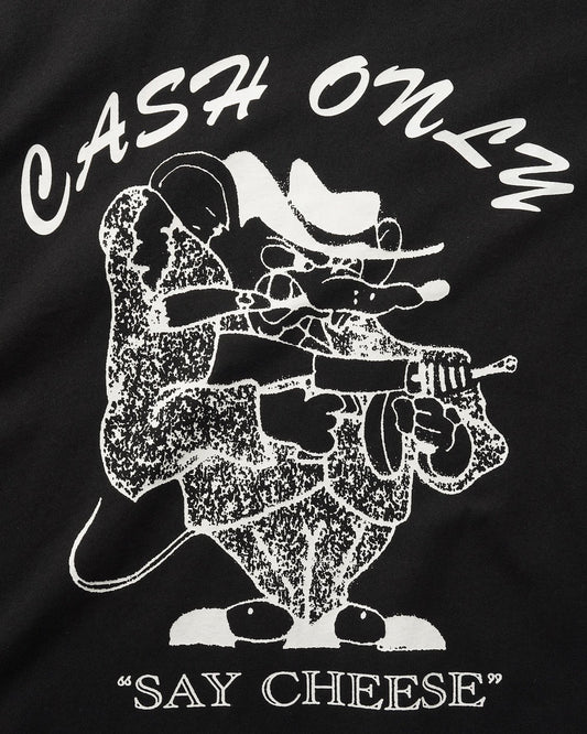 Camiseta negra Mobster con solo efectivo