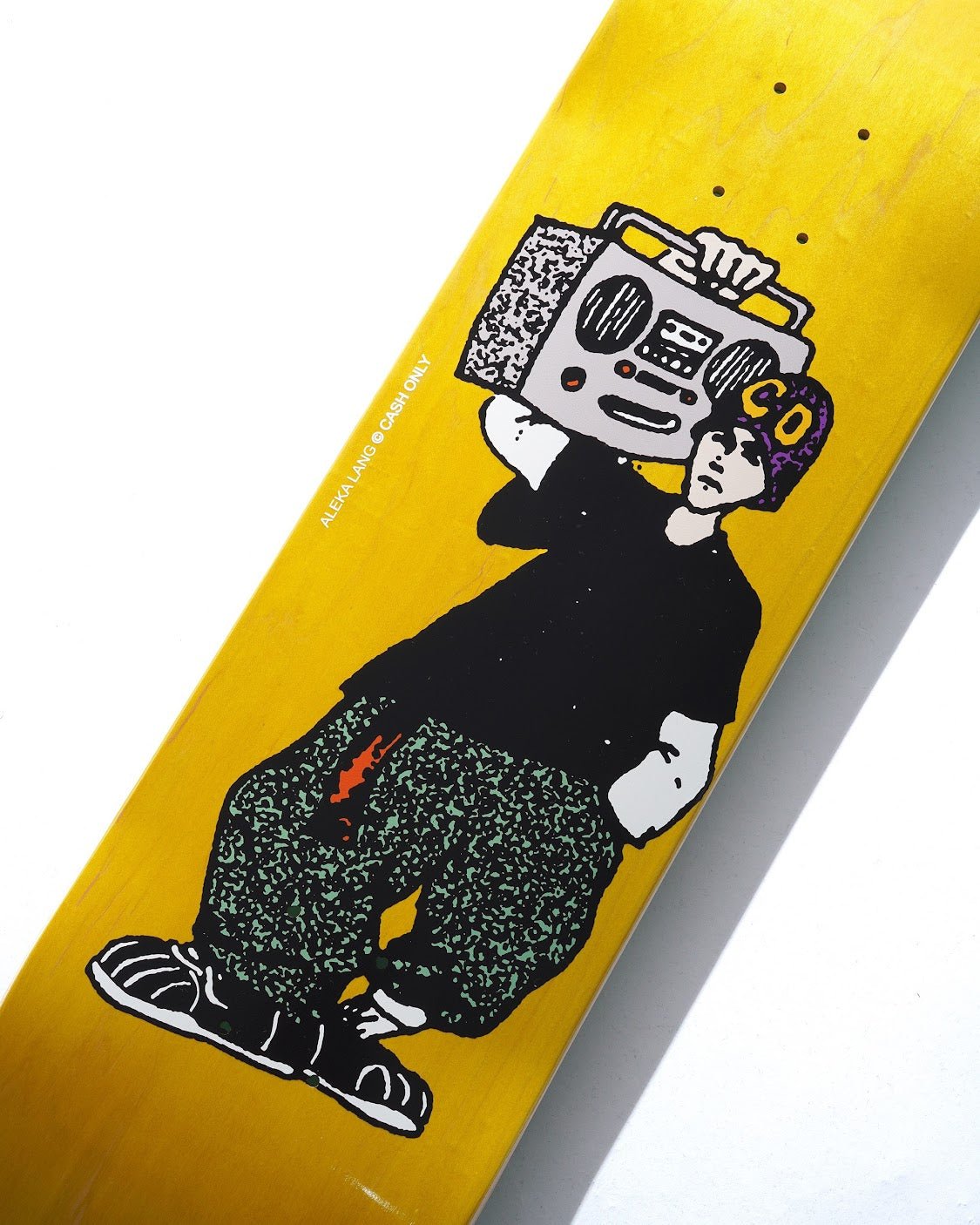 Cash Only Skateboard Deck Aleka 8.25