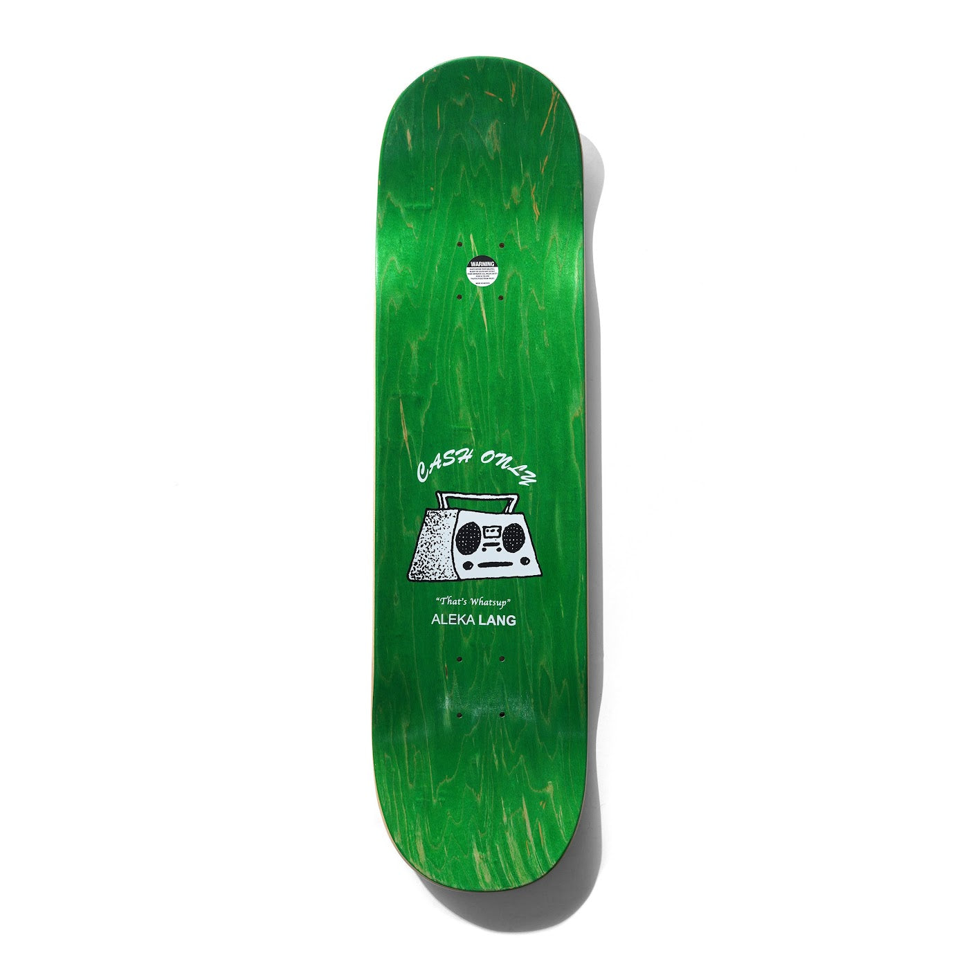 Cash Only Skateboard Deck Aleka 8.25