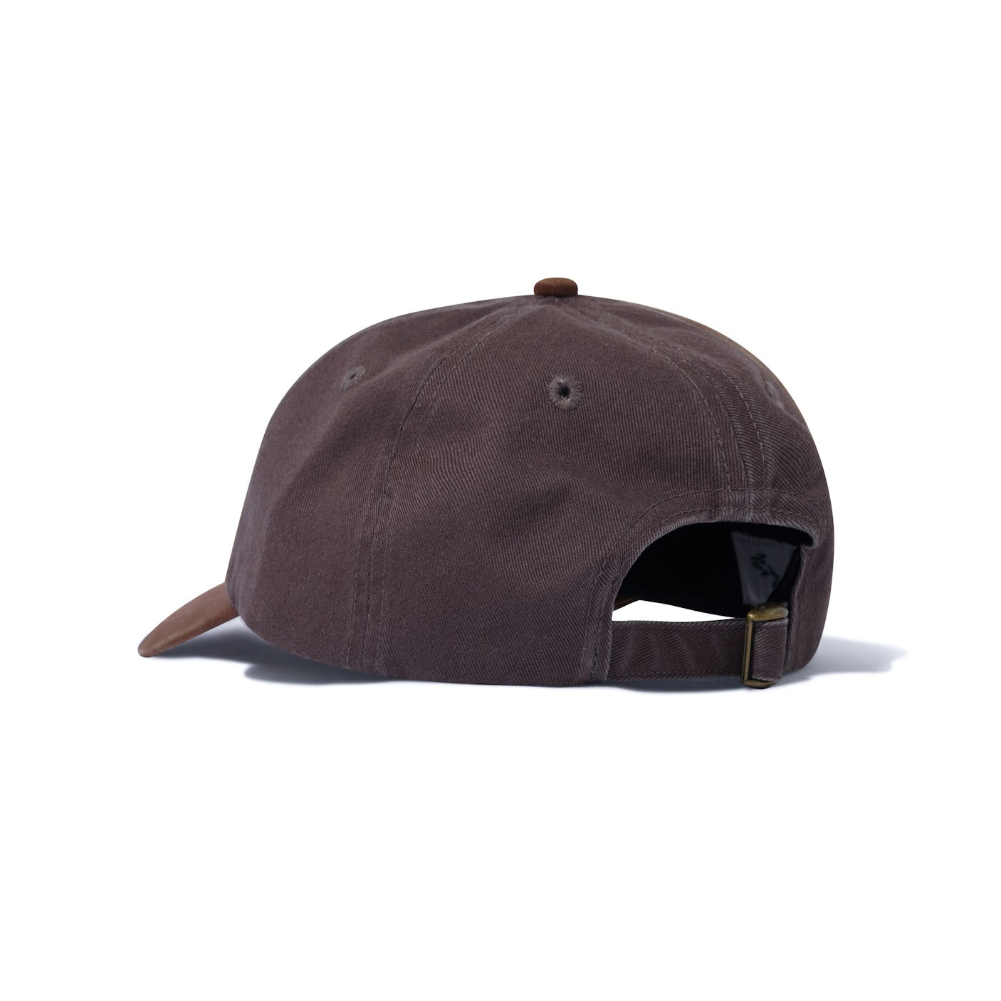 Brown cap on a white background