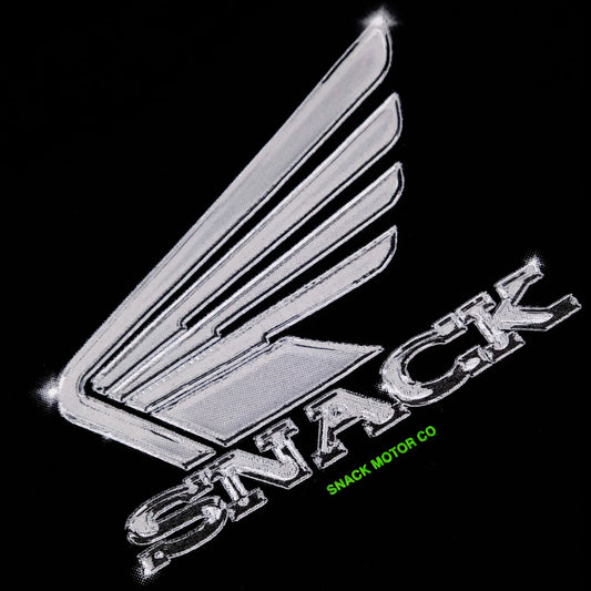 Sudadera con capucha negra Snack Chrome Wings