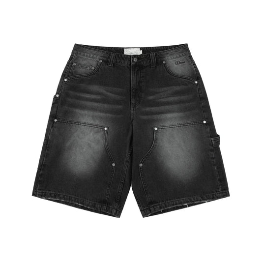 Pantalones cortos vaqueros Dime Carpenter con acabado negro arenado