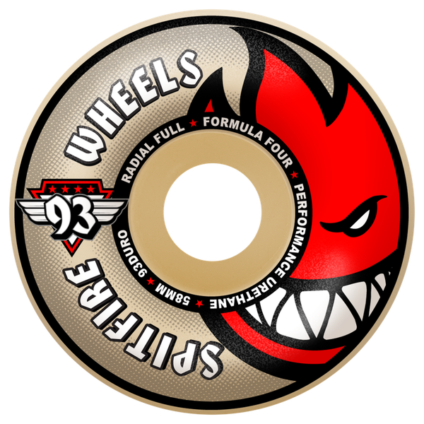Spitfire Wheels Formula 4 Radial Full 58mm 93A