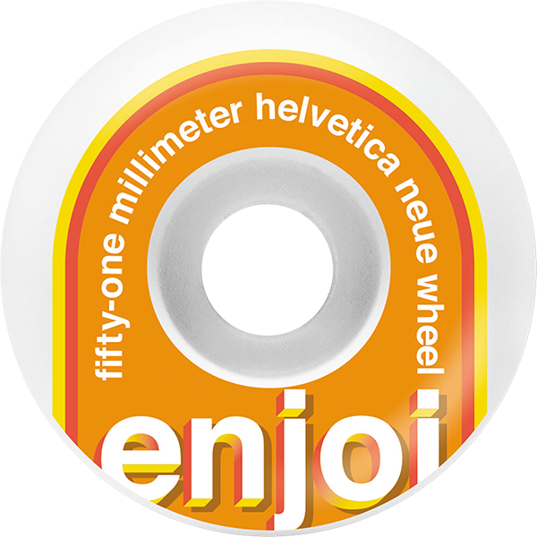 Enjoi Wheels Helvetica 51mm
