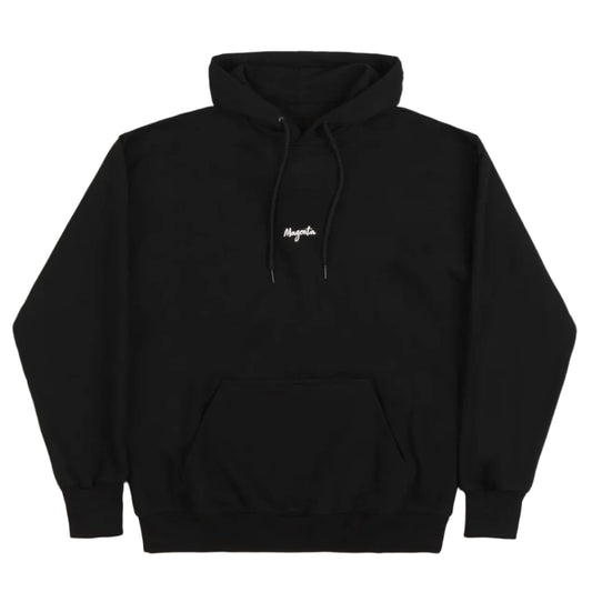 black skateboarding hoodie pullover