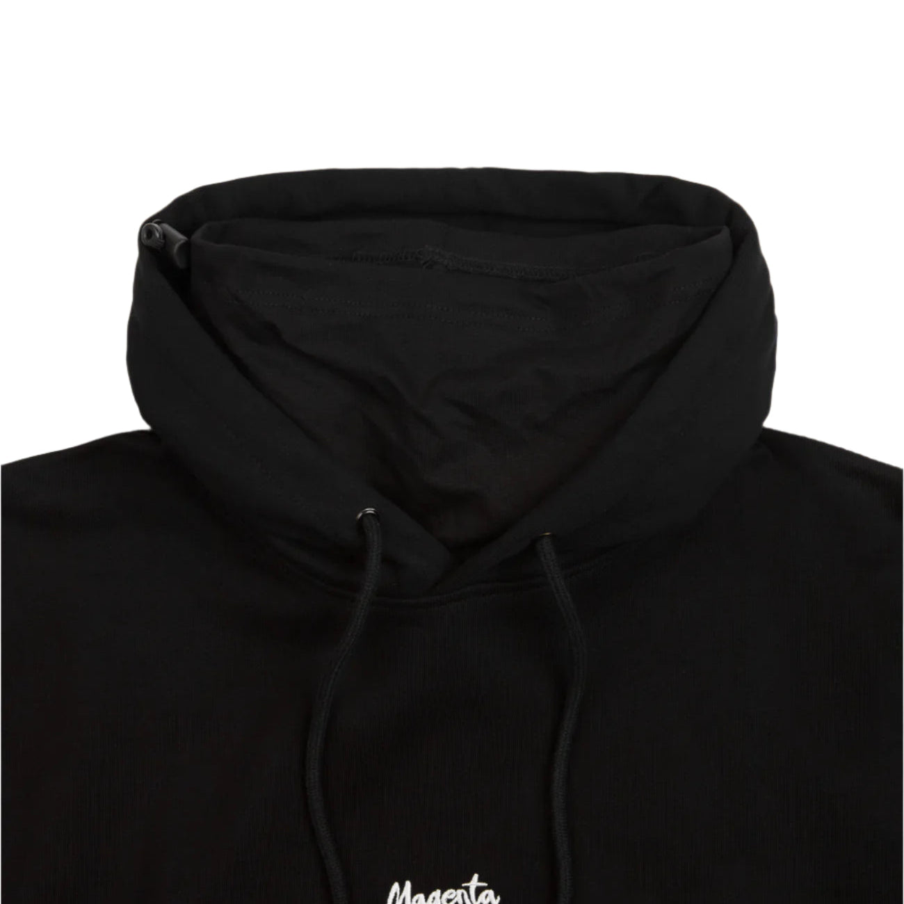 black skateboarding hoodie pullover