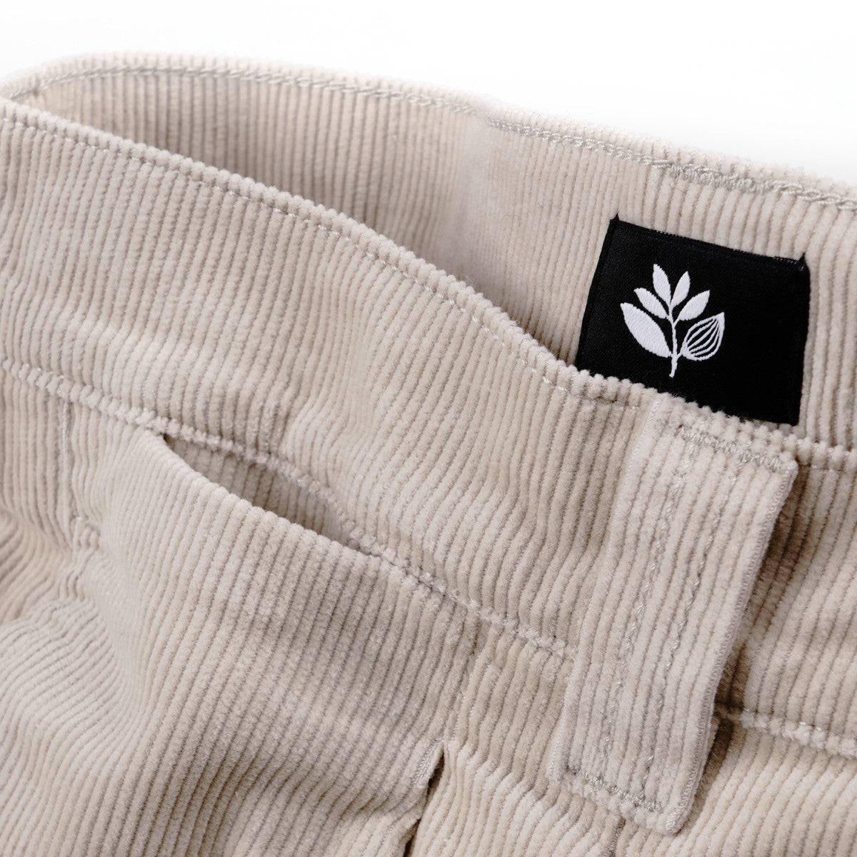 Pantalones chinos Magenta OG de pana color cemento