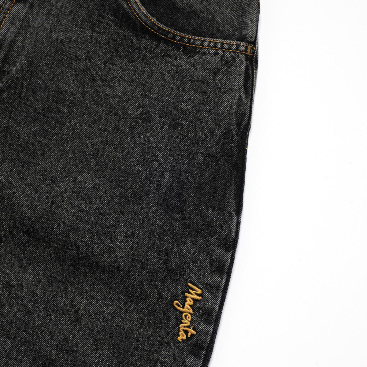 Pantalones vaqueros Magenta OG en dos tonos, negro desgastado