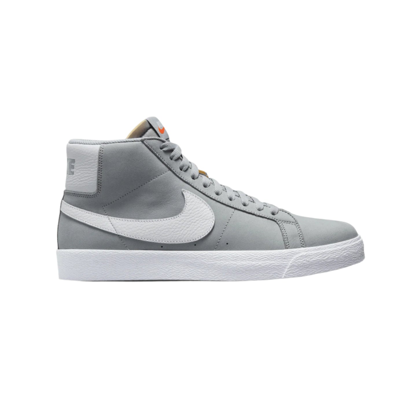 Zapatillas Nike SB Zoom Blazer Mid ISO en gris lobo y blanco