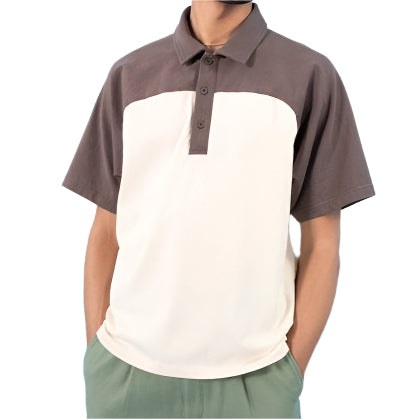 Camisa polo raglán Quasi Leslie Tierra