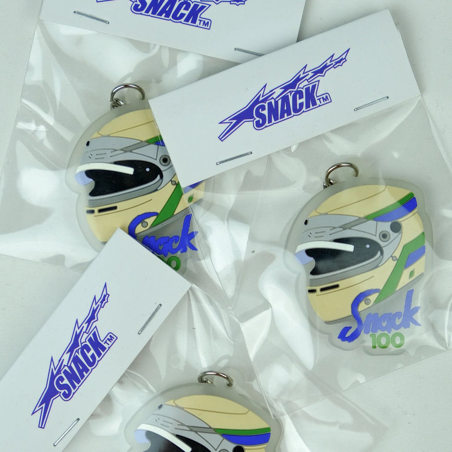 Snack Skateboards 100 Keychain