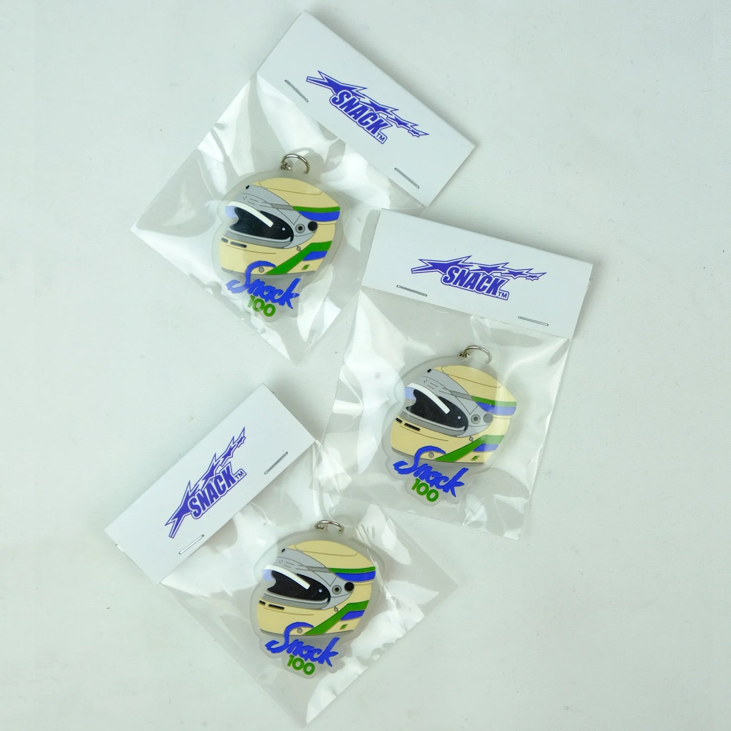 Snack Skateboards 100 Keychain