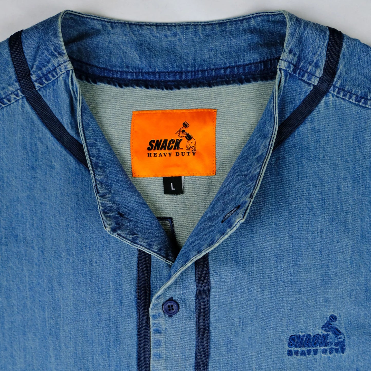 Camiseta de béisbol "No preguntes" de Snack Skateboards