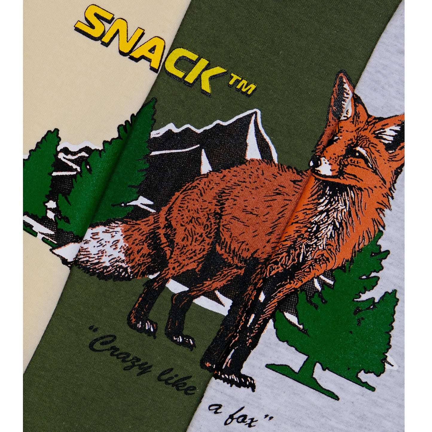 Snack Skateboards Shirt Crazy Like a Fox Tee Ash