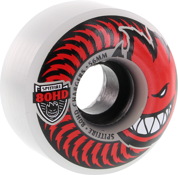 Ruedas Spitfire Classics Full 56 mm 80HD Rojo transparente