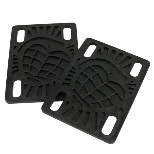 Almohadillas elevadoras Thunder de 1/8 de pulgada negras