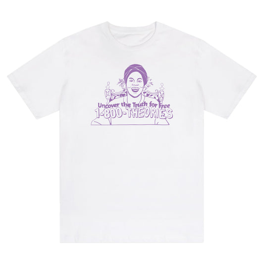 Camiseta TEORÍAS DE LA ATLÁNTIDA MISS CLEO WHITE