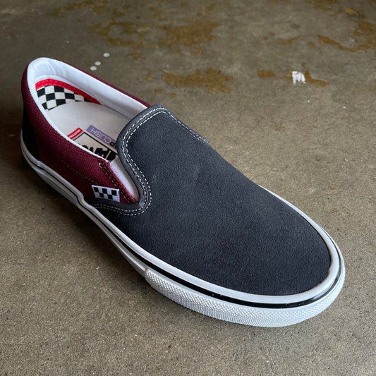 Vans Skate Slip On Asphalt Pomegranate Shoes