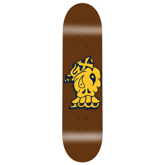 GX1000 Skateboard Deck Mind Over Matter Brown 8.125