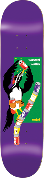 Enjoi Skateboard Deck Wallin Party Animal 8.0