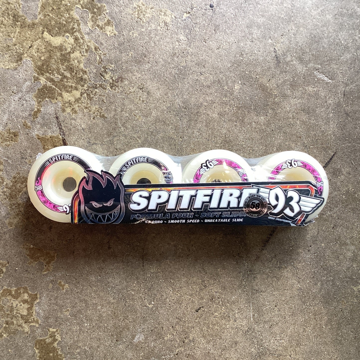 Spitfire Wheels Formula 4 Soft Sliders 58mm 93A