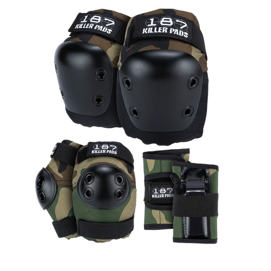 187 Killer Pads 6 Pack Skateboarding Pad Set Camo