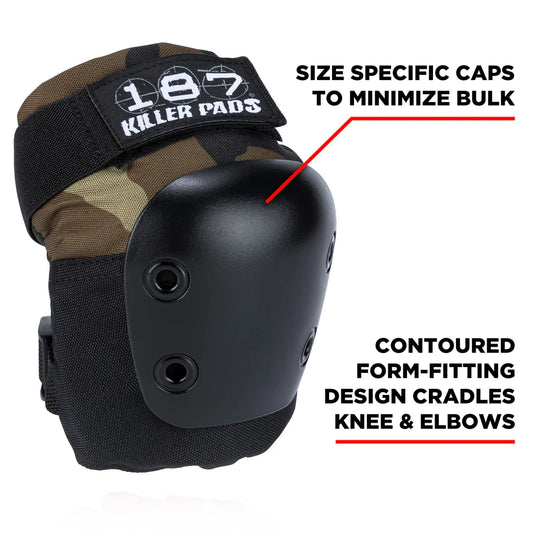 187 Killer Pads 6 Pack Skateboarding Pad Set Camo