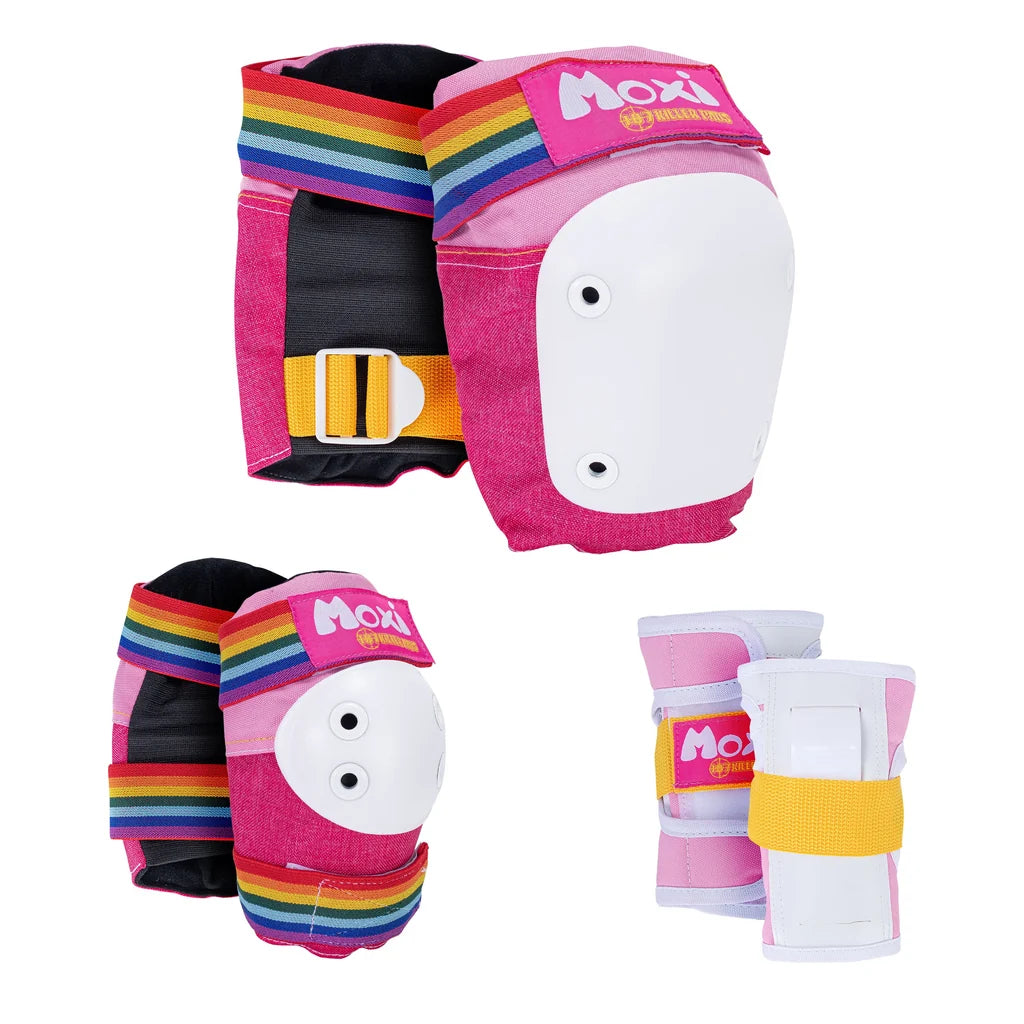187 Killer Pads 6 Pack Skateboarding Pad Set Moxi Pink