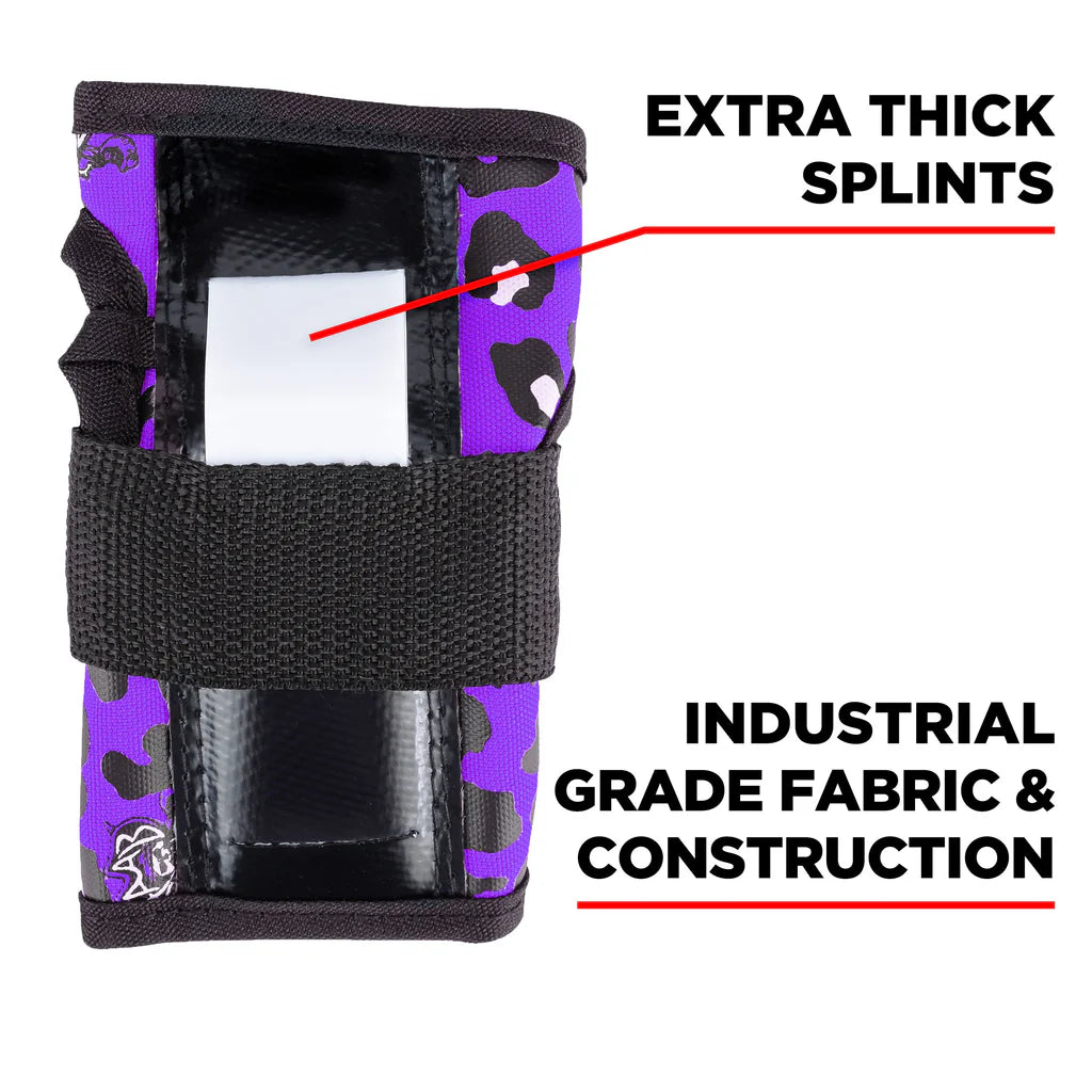 187 Killer Pads 6 Pack Skateboarding Pad Set Staab Purple