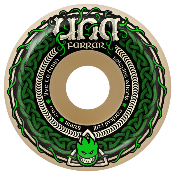 Spitfire Wheels Formula 4 Conical Full 52mm 97A Farrar Trinity