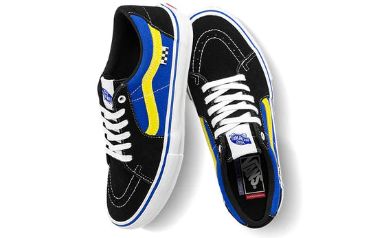 Vans Skate SK8 Low Black Dazzling Blue Shoes