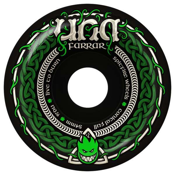 Spitfire Wheels Formula 4 Conical Full 54mm 97A Farrar Trinity Black