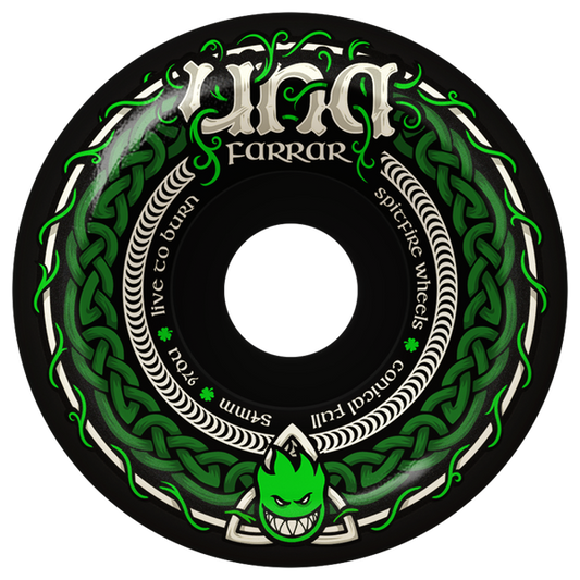 Spitfire Wheels Formula 4 Conical Full 54mm 97A Farrar Trinity Black