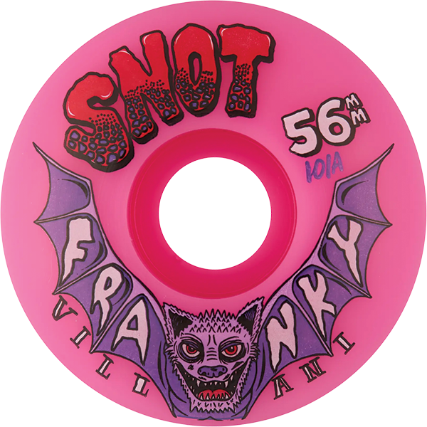 Snot Wheels Villani Classic 56mm 101A Neon Pink