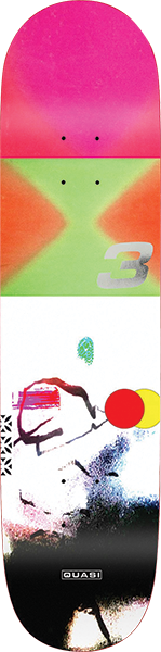 Quasi Skateboard Deck Race Track Q23 8.125