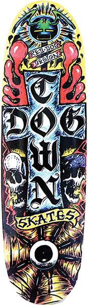 Dogtown Skateboard Deck Red Dog Rxcx Egg 9.0