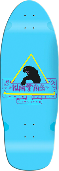 SMA Skateboard Deck Natas Kaupas Panther Reissue Blue Dip 10.0