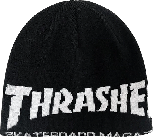 Thrasher Skate Mag Skully Beanie Black