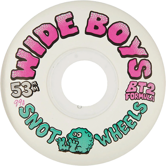 Snot Wheels Wide Boys 53mm 99A Clear Pink