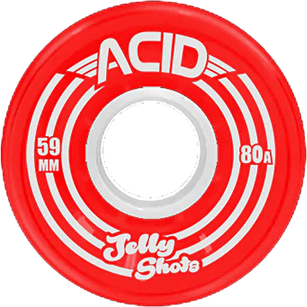 Acid Chemical Wheels Jelly Shots 59mm 80A Red