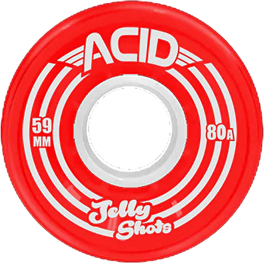 Acid Chemical Wheels Jelly Shots 59mm 80A Red
